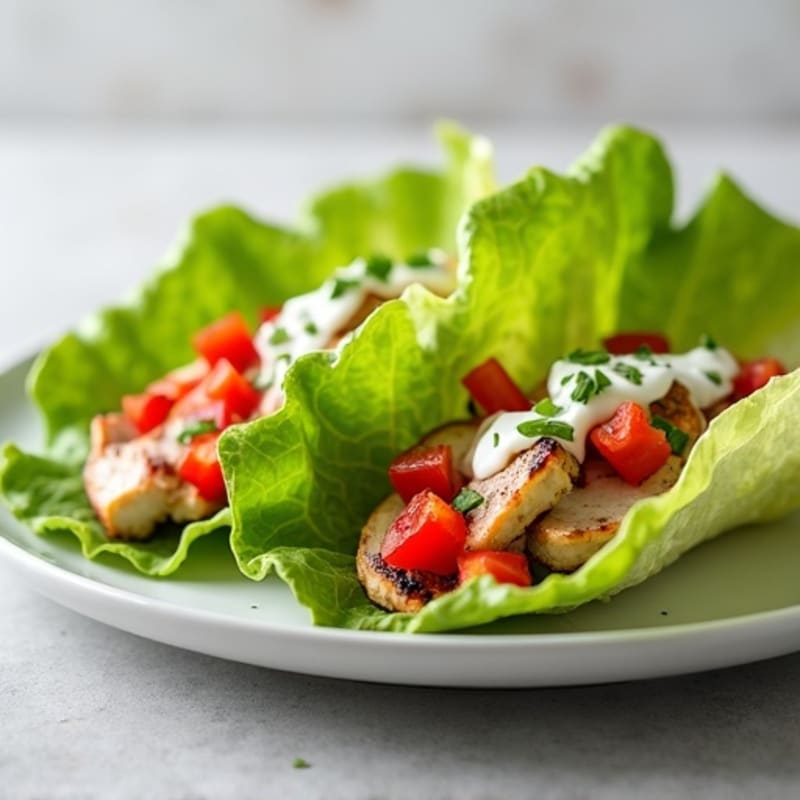 Crispy Turkey Breast Lettuce Wraps
