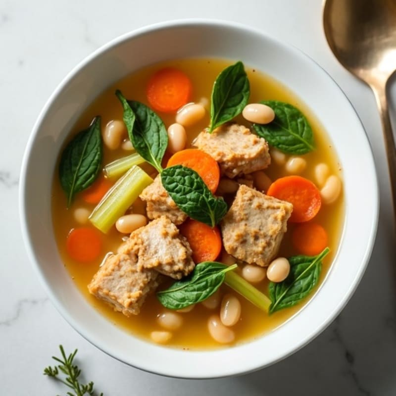 Hearty White Bean Chicken Vegetable Soup
