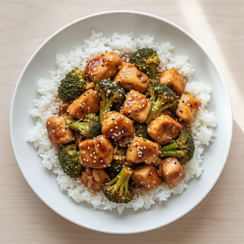 Teriyaki Chicken and Broccoli Stir-Fry