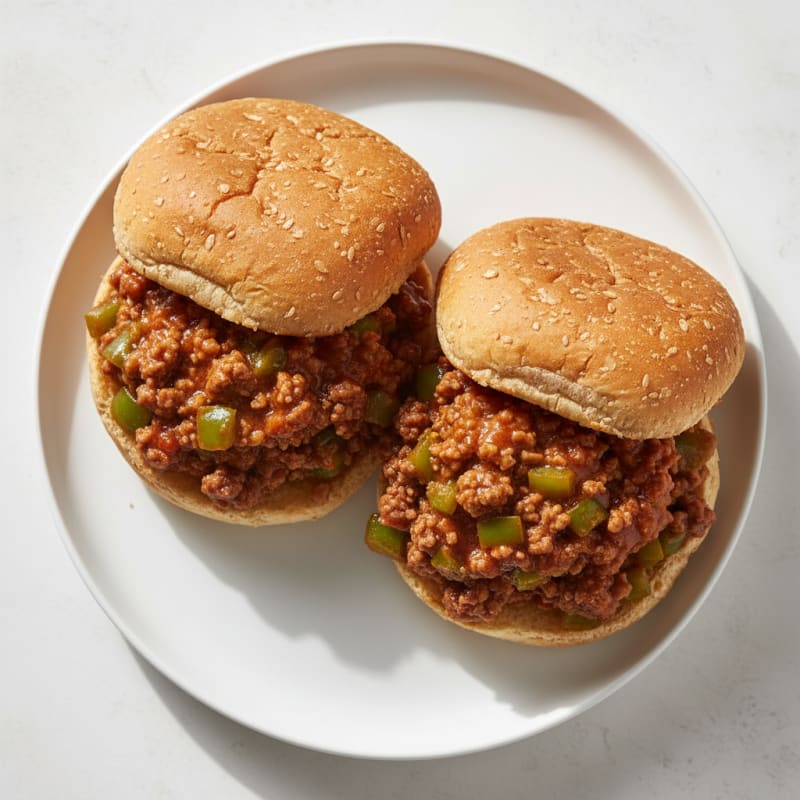 Smoky Classic Sloppy Joe Sandwiches