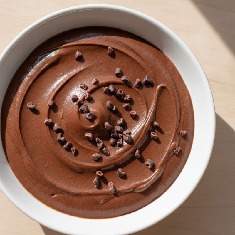 Creamy Cottage Cheese Chocolate Protein Pudding