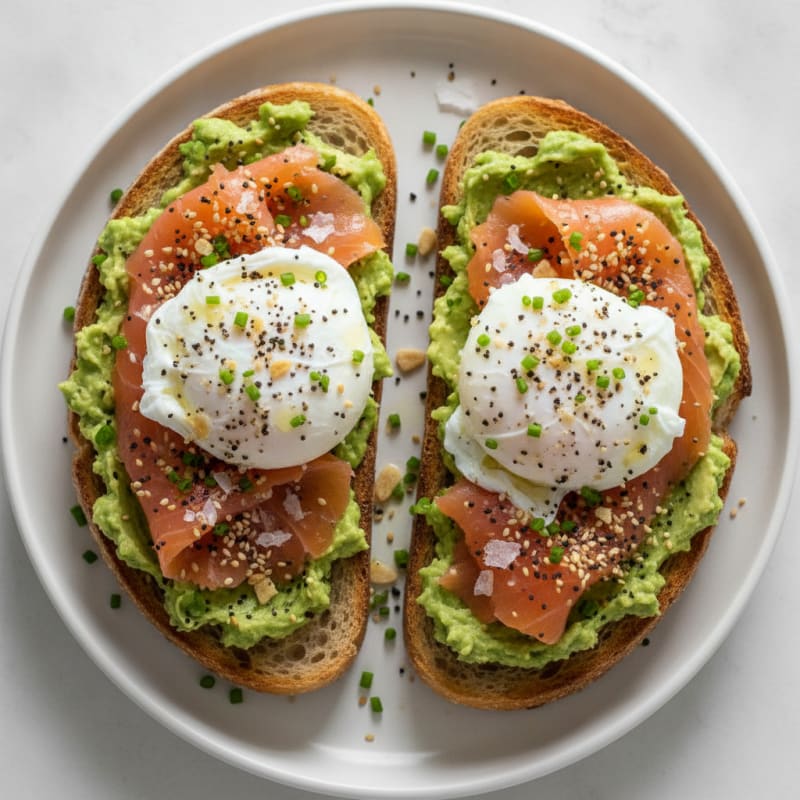 Sourdough Avocado Toast with Everything Seasoning