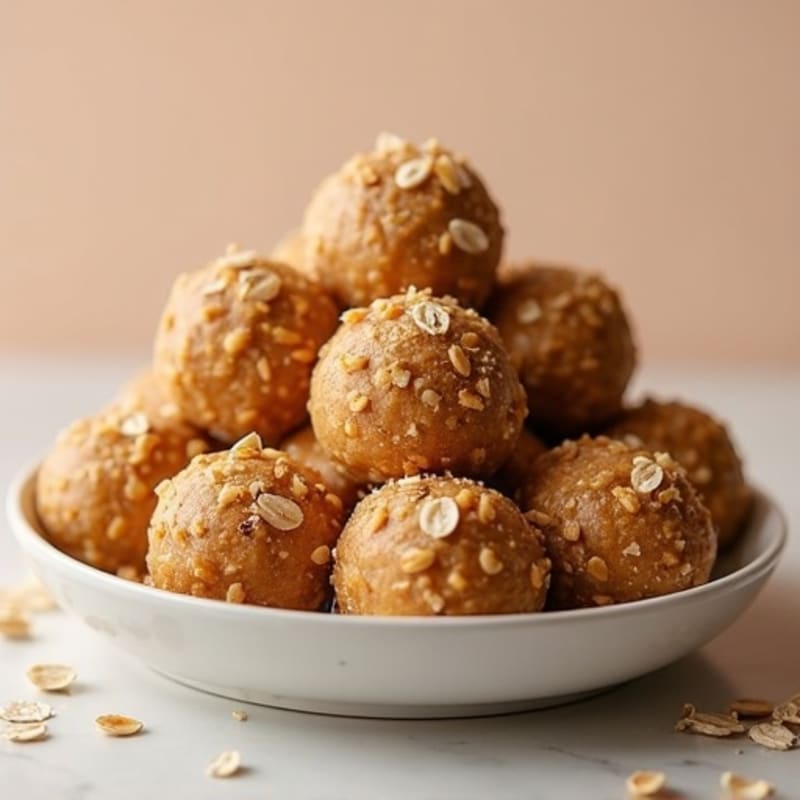 Chewy No-Bake Peanut Butter Protein Balls