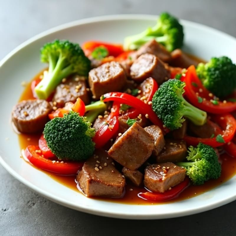 Lean Beef Stir-Fry with Sesame Garlic Sauce