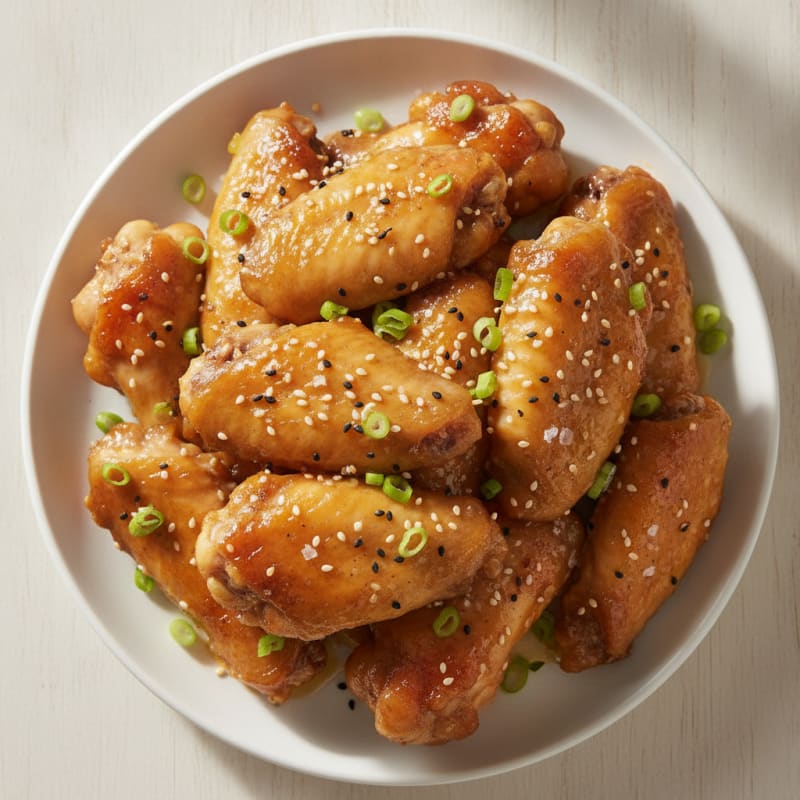 Sweet Honey-Glazed Chicken Wings