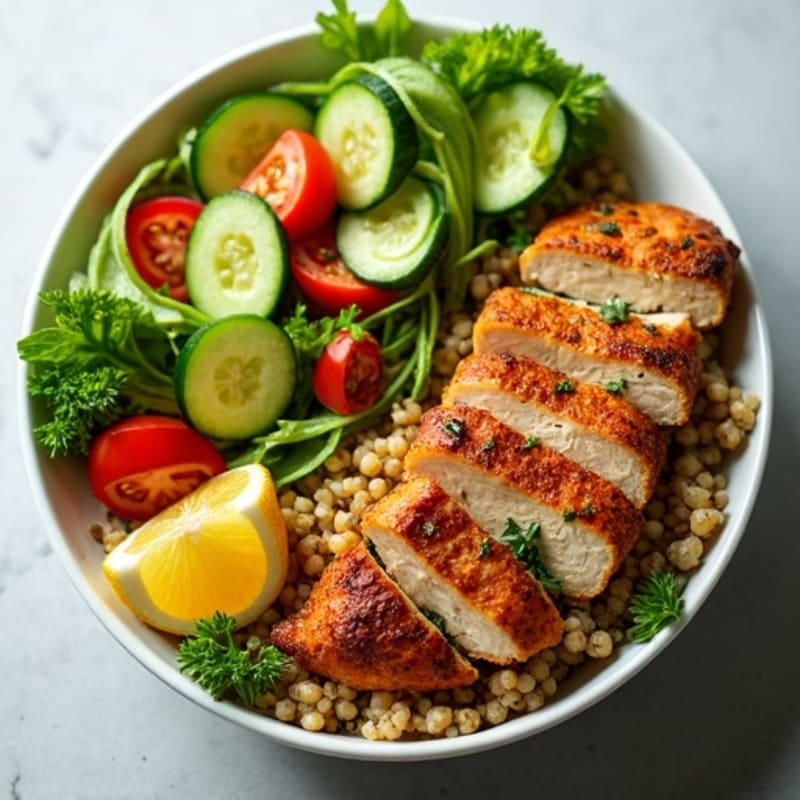 Herb-Spiced Chicken Shawarma Bowl