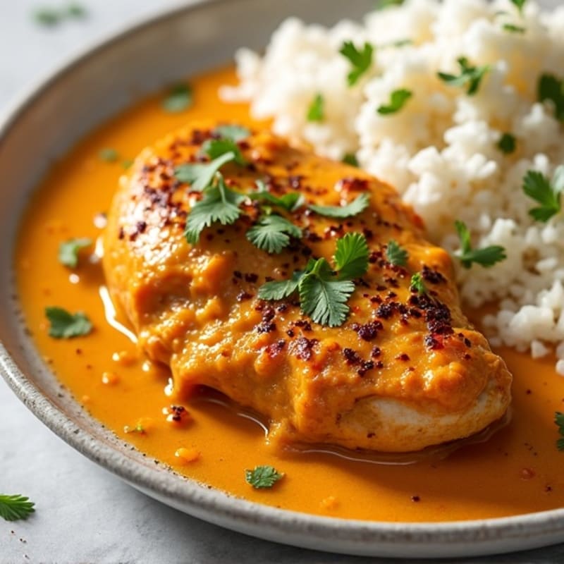Creamy Coconut-Spiced Butter Chicken