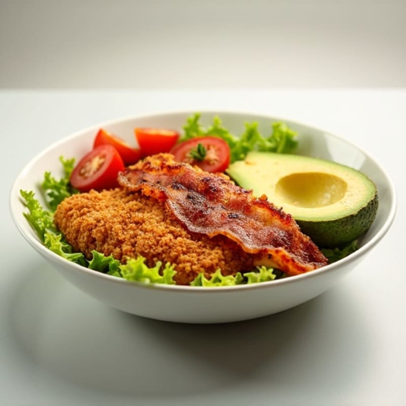 Crispy Chicken and Bacon BLT Bowl