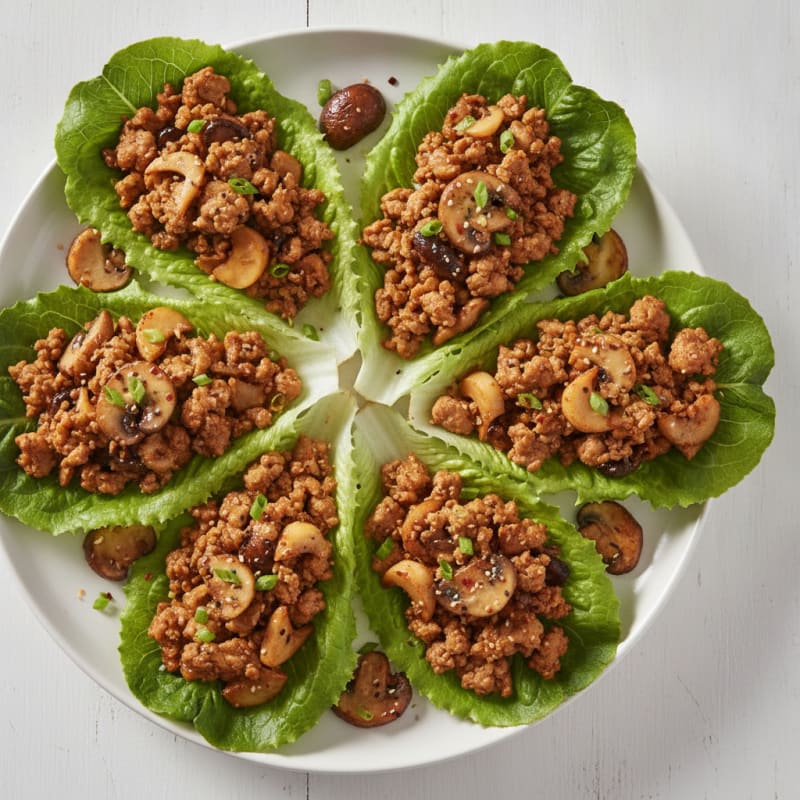 Savory Turkey Lettuce Wraps