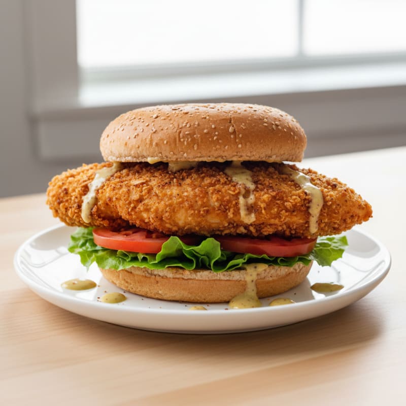 Crispy Buttermilk Fried Chicken Sandwich