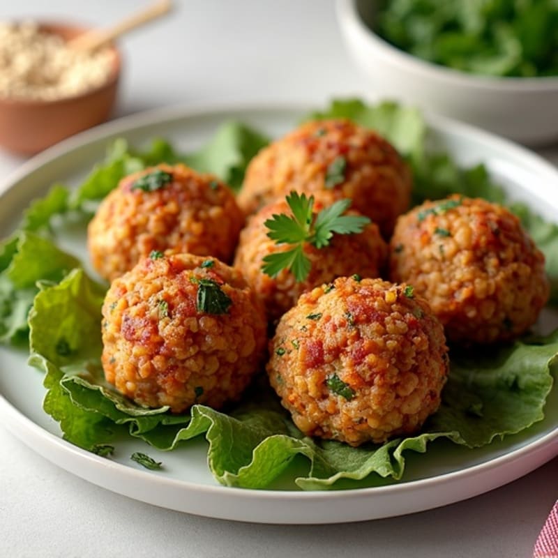 Hearty Baked Lentil Meatballs