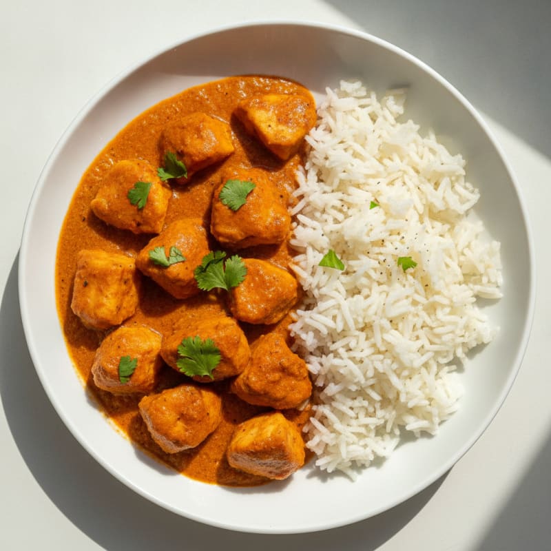 Spiced Butter Chicken with Basmati Rice