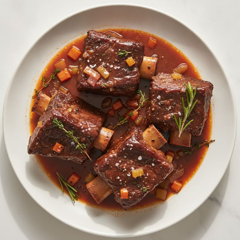 Red Wine Braised Short Ribs