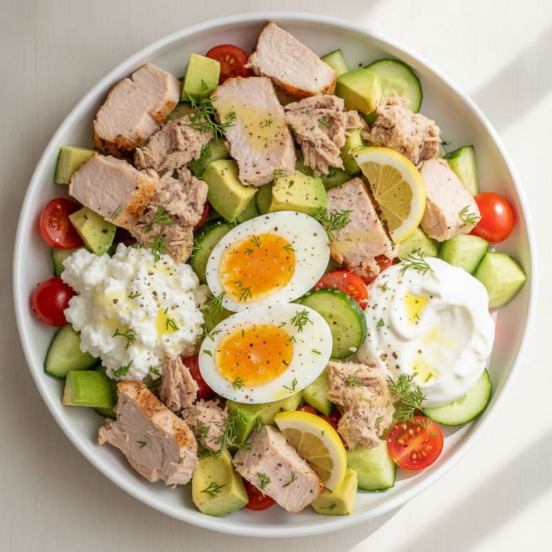 Turkey and Tuna Protein Power Bowl