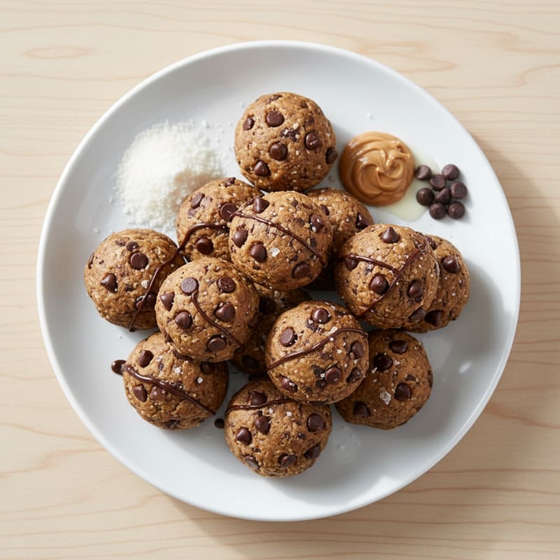 No-Bake Chocolate Chip Protein Bites