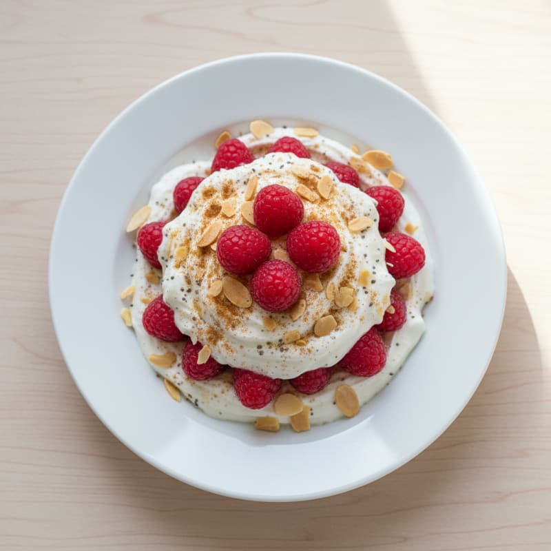 Creamy Coconut Vanilla Bean Yogurt Parfait