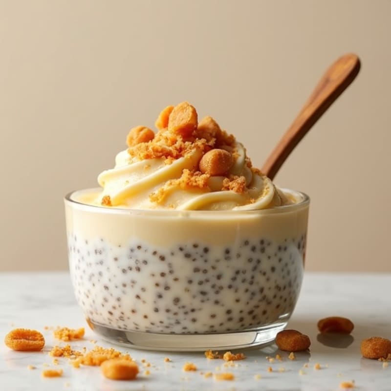 Creamy Butterscotch Chia Pudding