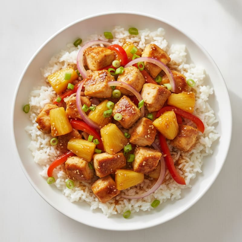Aloha Chicken Pineapple Bowl