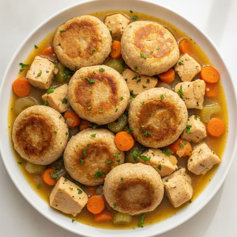 Homestyle Chicken and Herb Dumplings