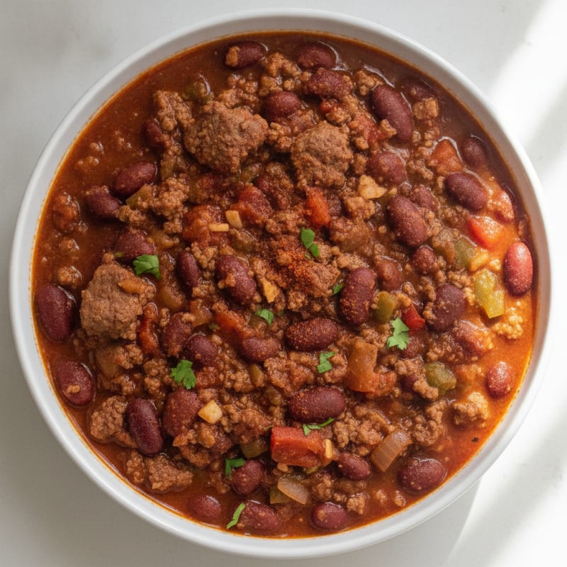 Hearty Beef and Bean Chili