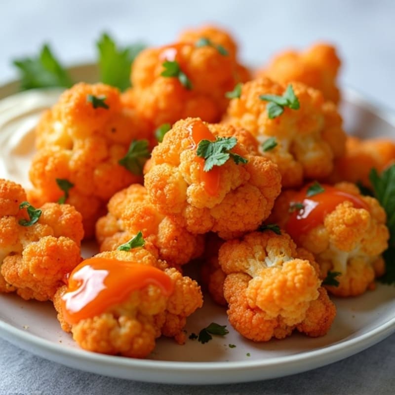 Crispy Buffalo Cauliflower Wings