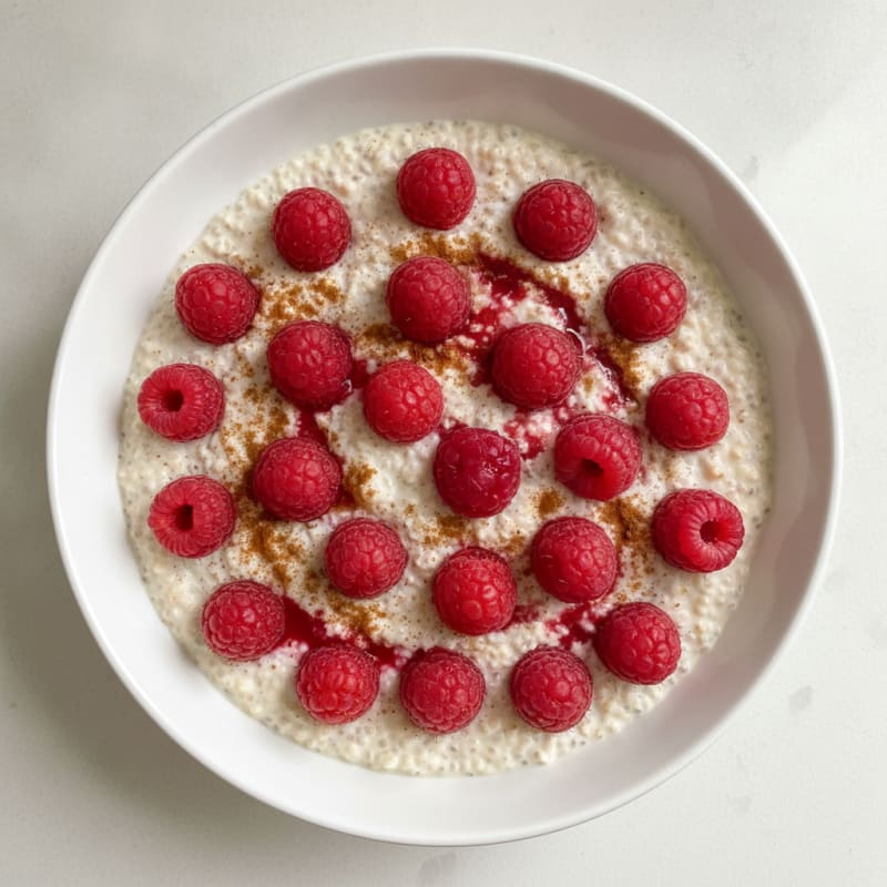 High-Protein Vanilla Berry Chia Pudding