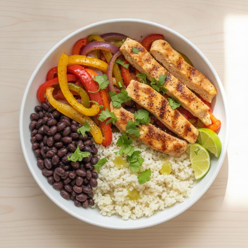 Chicken Fajita Power Bowl