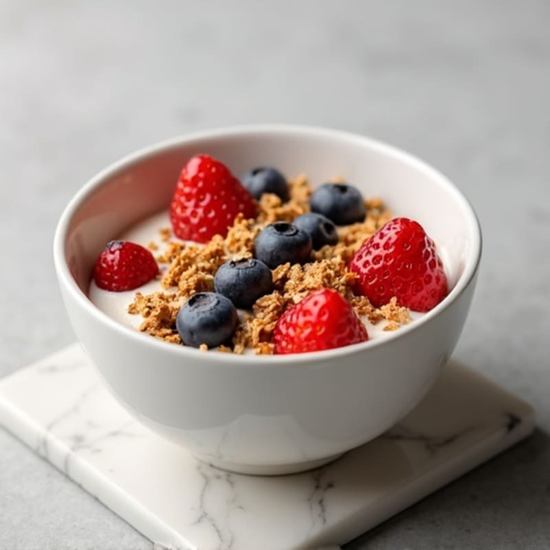 Creamy Greek Yogurt Cheesecake Bowl