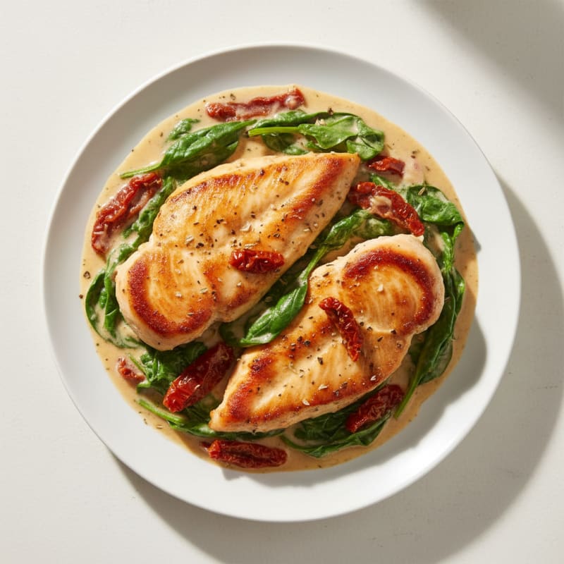 Sun-Dried Tomato Tuscan Chicken Skillet