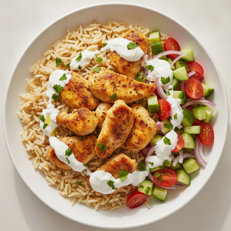 Chicken Shawarma Rice Bowl