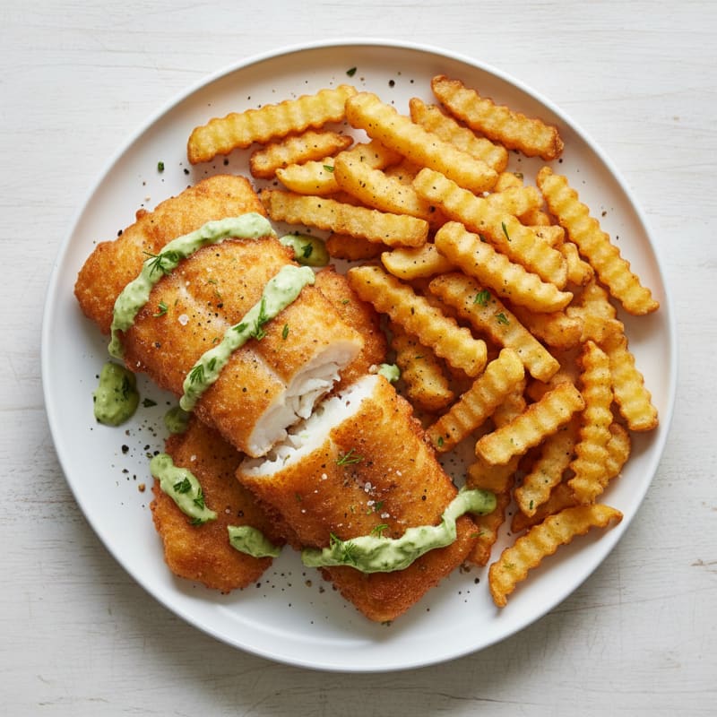 Crispy Beer-Battered Fish with Golden Fries