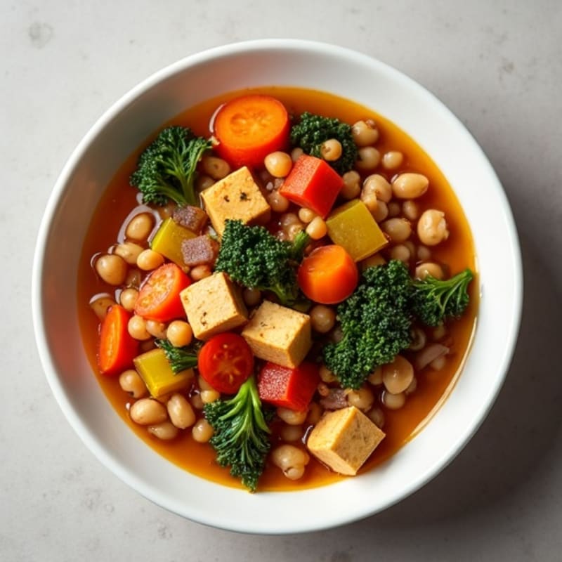 Smoky Lentil and Vegetable Stew with Herbs