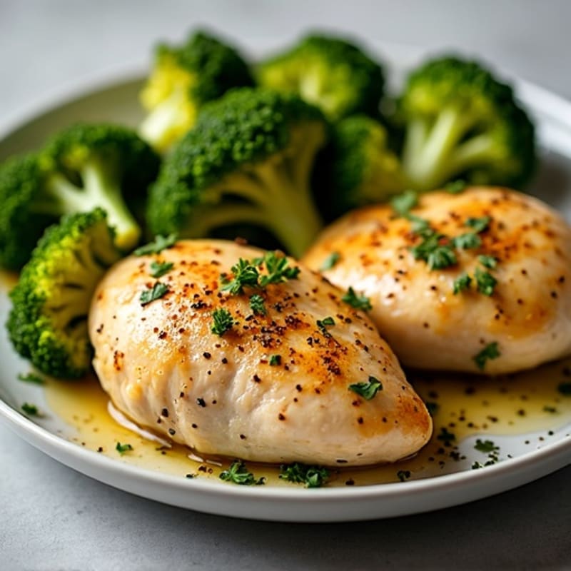 Sheet Pan Lemon Herb Chicken with Roasted Broccoli