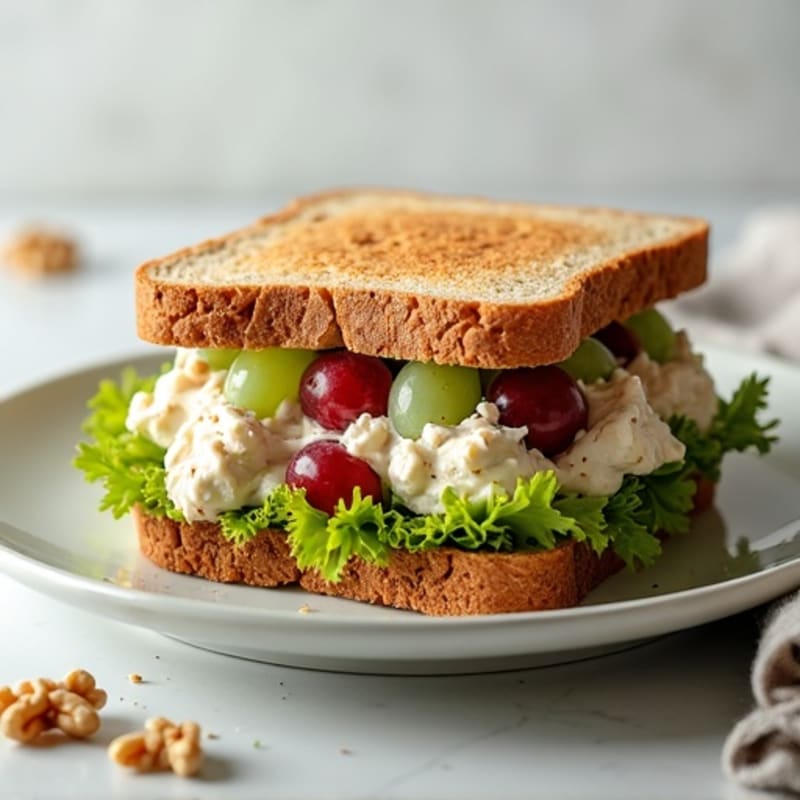Creamy Yogurt Chicken Salad Sandwich