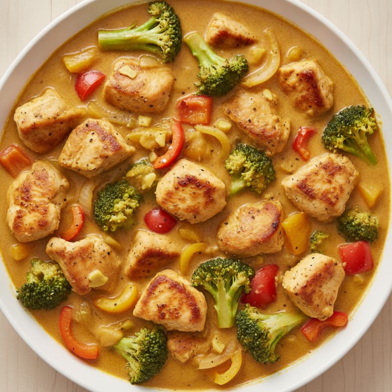 Curried Chicken and Vegetable Skillet