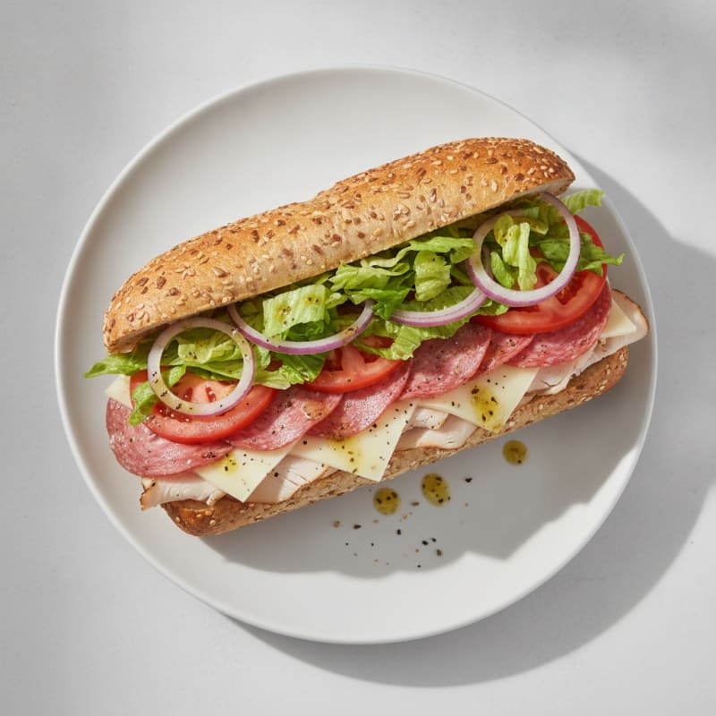 Italian Deli Sub with Provolone