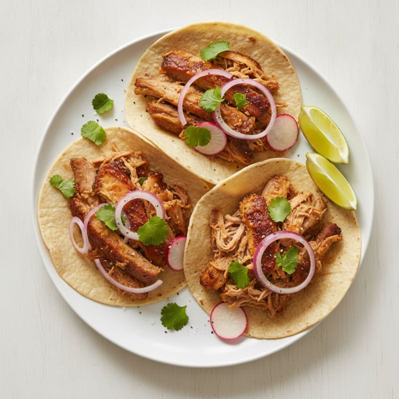 Slow Cooker Pork Carnitas Tacos