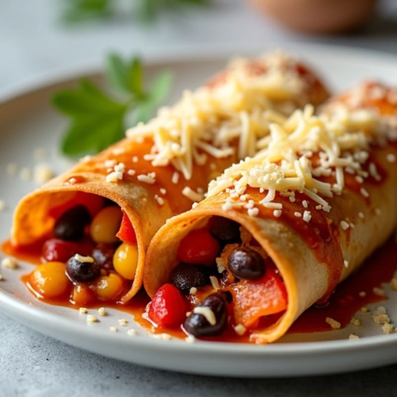Baked Spicy Chicken Enchiladas