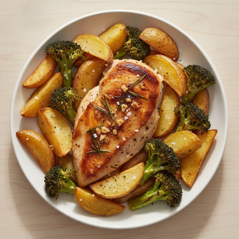 Garlic Herb Roasted Chicken
