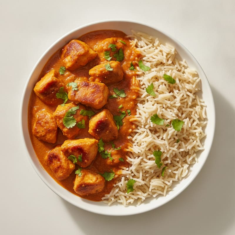 Spiced Butter Chicken with Basmati Rice