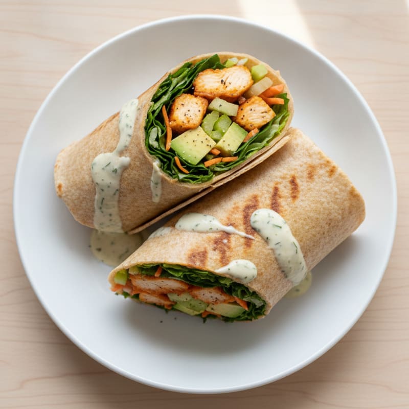 Buffalo Ranch Chicken Wrap