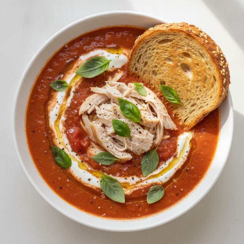 Roasted Tomato Basil Soup