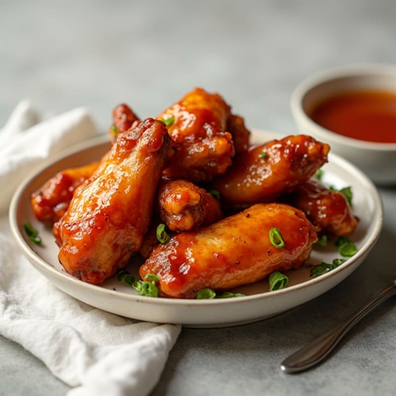 Sticky Honey Glazed Chicken Wings
