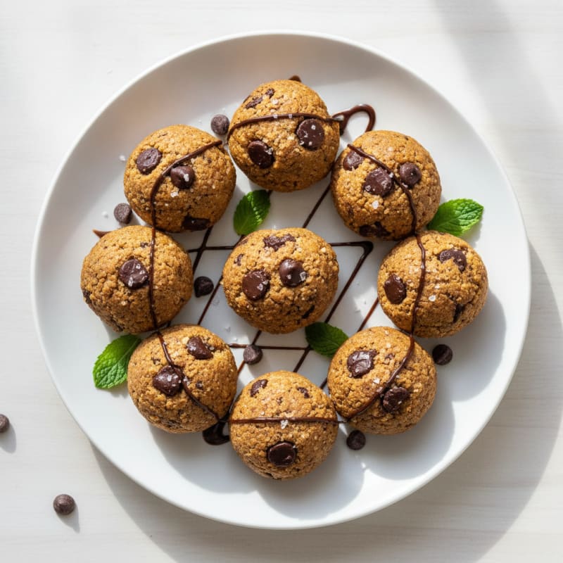 No-Bake Chocolate Chip Protein Bites