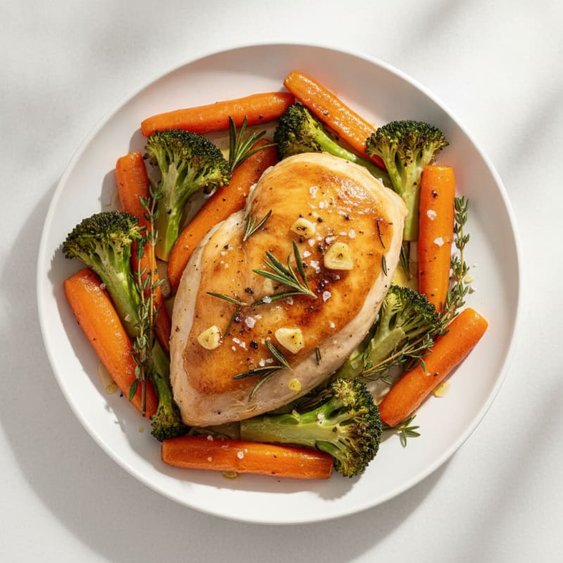 Garlic Herb Roasted Chicken