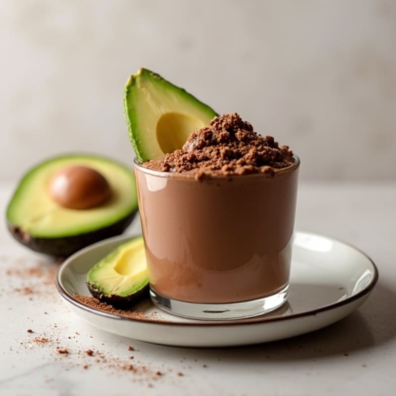 Silky Chocolate Protein Pudding with Chia Seeds