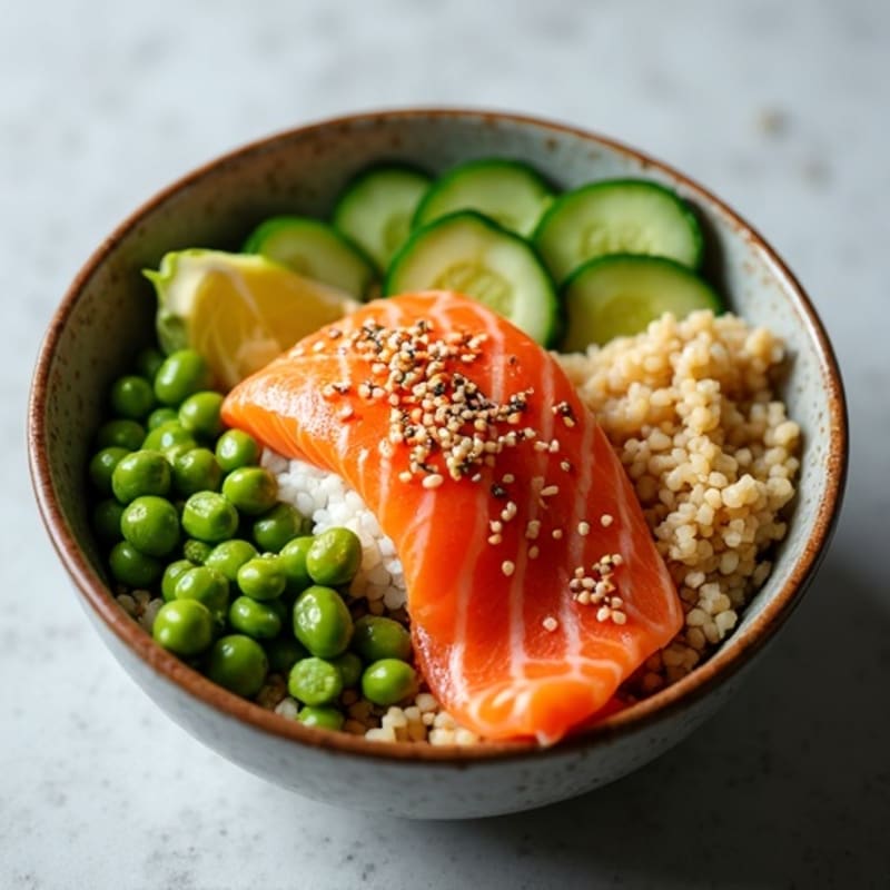 Fresh Salmon Sushi Bowl
