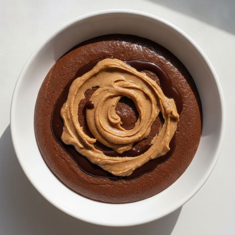 Creamy Vegan Protein Pudding with Almond Butter and Cacao