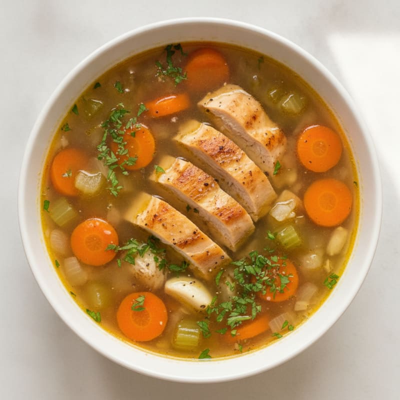 Bare Bones Chicken Soup