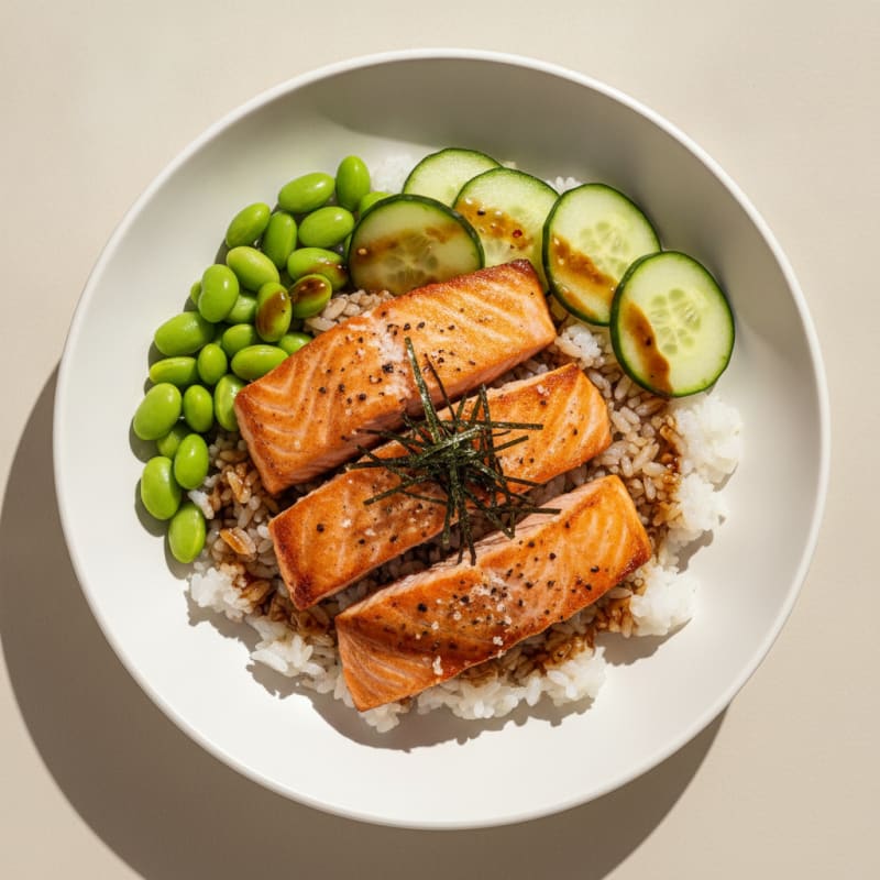 Salmon Sushi Rice Bowl